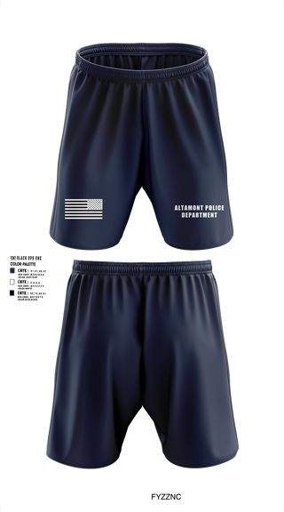 Athletic Shorts With Pockets, ALTAMONT POLICE DEPARTMENT, Police, Teamtime, Team time, sublimation, custom sports apparel, team uniforms, spirit wear, spiritwear, sports uniforms, custom shirts, team store, custom team store, fundraiser sports, apparel fundraiser