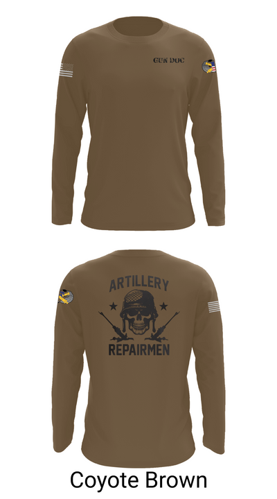 ARMT 1-320th Field Artillery 75505758 Long Sleeve Performance Shirt 6