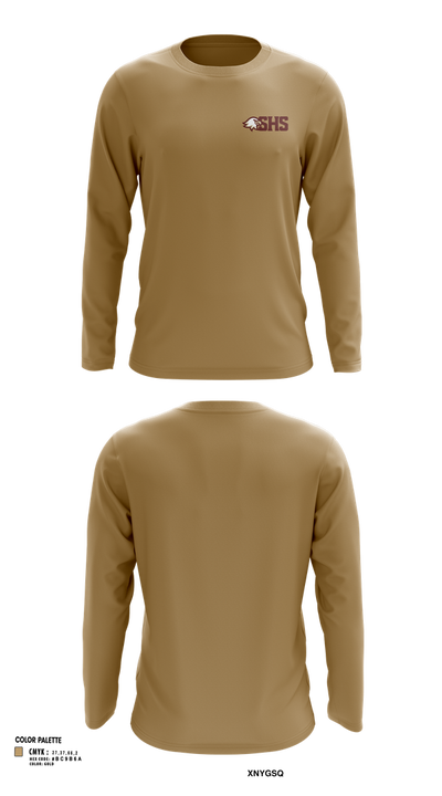 Sharon Eagles Swimming Long Sleeve Performance Shirt 53