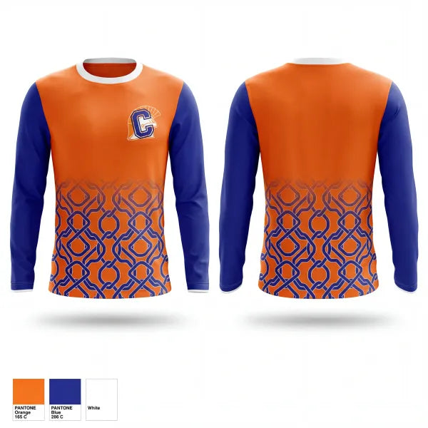 Long Sleeve Performance Shirt, Carolina Trojans Track & Field, Track & Field, Teamtime, Team time, sublimation, custom sports apparel, team uniforms, spirit wear, spiritwear, sports uniforms, custom shirts, team store, custom team store, fundraiser sports, apparel fundraiser