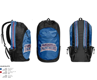 Gear Bag, Pascagoula Panthers, Baseball, Teamtime, Team time, sublimation, custom sports apparel, team uniforms, spirit wear, spiritwear, sports uniforms, custom shirts, team store, custom team store, fundraiser sports, apparel fundraiser