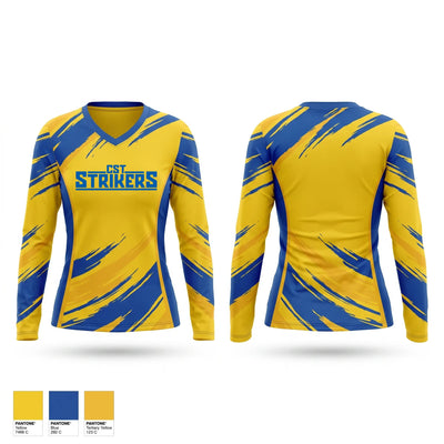 CST Strikers Women's Long Sleeve V-neck Shirt - 7