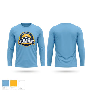 Long Sleeve Performance Shirt, Summit Soccer Club, Men's Soccer, Teamtime, Team time, sublimation, custom sports apparel, team uniforms, spirit wear, spiritwear, sports uniforms, custom shirts, team store, custom team store, fundraiser sports, apparel fundraiser
