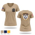 CMCSO k9 Women's Short Sleeve V-neck Shirt - 1