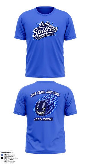 Short Sleeve Performance Shirt, Lady Spitfire, Softball, Teamtime, Team time, sublimation, custom sports apparel, team uniforms, spirit wear, spiritwear, sports uniforms, custom shirts, team store, custom team store, fundraiser sports, apparel fundraiser