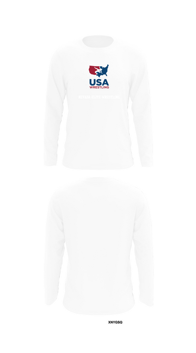 Nevada Elite Wrestling Long Sleeve Performance Shirt 8