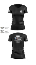 D3 Violent Crimes Reduction Team 16983979 Women's Short Sleeve V-neck Shirt - 100