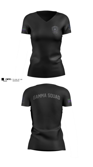 Womens Short Sleeve Vneck Shirt, Guardians Grace, Coast Guard, Teamtime, Team time, sublimation, custom sports apparel, team uniforms, spirit wear, spiritwear, sports uniforms, custom shirts, team store, custom team store, fundraiser sports, apparel fundraiser