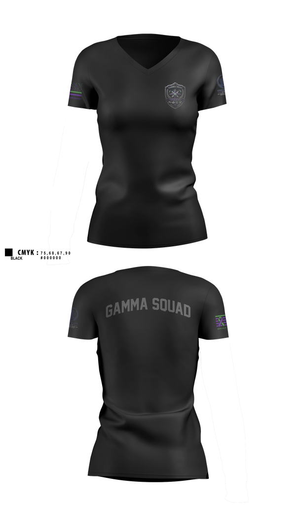 Womens Short Sleeve Vneck Shirt, Guardians Grace, Coast Guard, Teamtime, Team time, sublimation, custom sports apparel, team uniforms, spirit wear, spiritwear, sports uniforms, custom shirts, team store, custom team store, fundraiser sports, apparel fundraiser