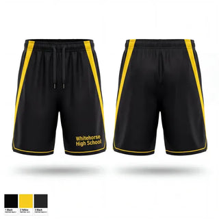 Athletic Shorts With Pockets, Whitehorse High school, Track & Field, Teamtime, Team time, sublimation, custom sports apparel, team uniforms, spirit wear, spiritwear, sports uniforms, custom shirts, team store, custom team store, fundraiser sports, apparel fundraiser