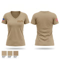 Air Force ROTC Detachment 195 96110295 Women's Short Sleeve V-neck Shirt - 1