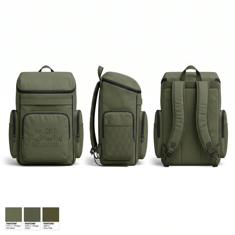 Gear Bag, 1st Civil Engineering Squadron, Air Force, Teamtime, Team time, sublimation, custom sports apparel, team uniforms, spirit wear, spiritwear, sports uniforms, custom shirts, team store, custom team store, fundraiser sports, apparel fundraiser