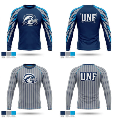 UNF Club Baseball Long Sleeve Performance Shirt - 2
