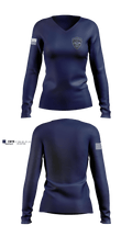BERLIN POLICE DEPARTMENT 84977715 Women's Long Sleeve V-neck Shirt - 1