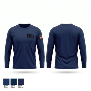 Long Sleeve Performance Shirt, Newton County Fire Service, Fire Department, Teamtime, Team time, sublimation, custom sports apparel, team uniforms, spirit wear, spiritwear, sports uniforms, custom shirts, team store, custom team store, fundraiser sports, apparel fundraiser
