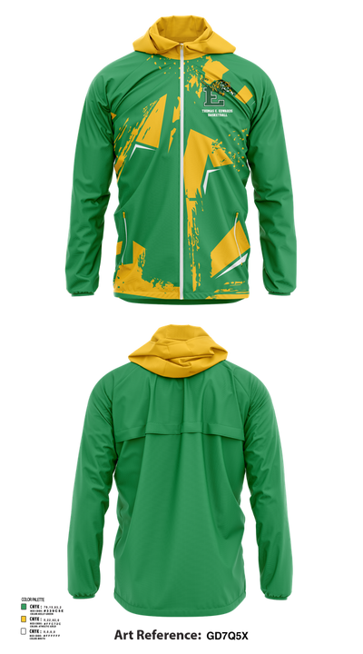 Thomas E. Edwards Basketball 669394 Windbreaker - 51