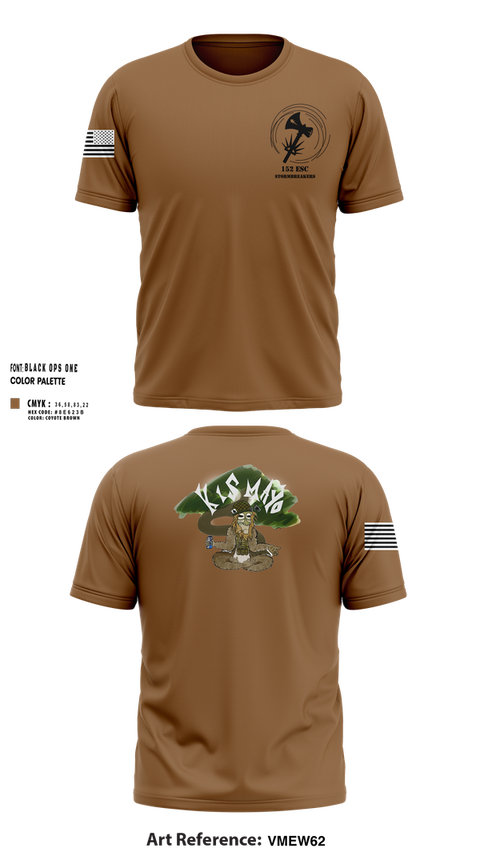 Short Sleeve Performance Shirt, 152 ESC, , Teamtime, Team time, sublimation, custom sports apparel, team uniforms, spirit wear, spiritwear, sports uniforms, custom shirts, team store, custom team store, fundraiser sports, apparel fundraiser