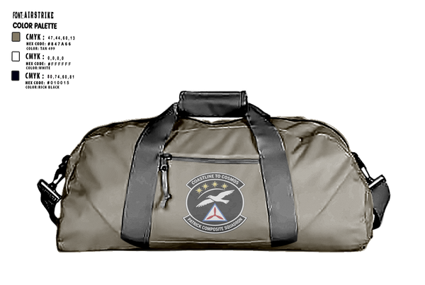 Duffle Bag, VFW Post 8191Patrick Composite Squadron, Air Force, Teamtime, Team time, sublimation, custom sports apparel, team uniforms, spirit wear, spiritwear, sports uniforms, custom shirts, team store, custom team store, fundraiser sports, apparel fundraiser