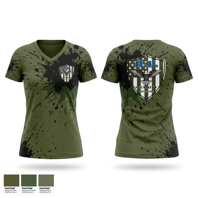 High Profile Security 91366320 Women's Short Sleeve V-neck Shirt - 1