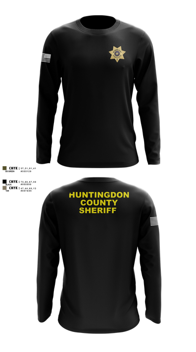 Huntingdon County Sheriff’s Office 63873166 Long Sleeve Performance Shirt 100