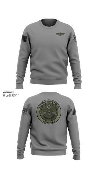 Crew Neck Sweatshirt, Drone Unit, Police, Teamtime, Team time, sublimation, custom sports apparel, team uniforms, spirit wear, spiritwear, sports uniforms, custom shirts, team store, custom team store, fundraiser sports, apparel fundraiser