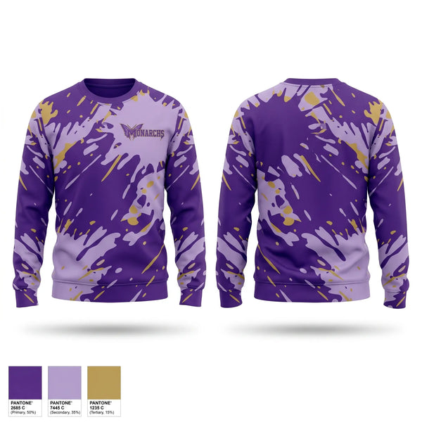 Crew Neck Sweatshirt, SoCal Monarchs, Softball, Teamtime, Team time, sublimation, custom sports apparel, team uniforms, spirit wear, spiritwear, sports uniforms, custom shirts, team store, custom team store, fundraiser sports, apparel fundraiser