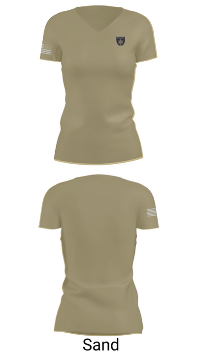 Brooke County Sheriff’s Office 89315803 Women's Short Sleeve V-neck Shirt - 84