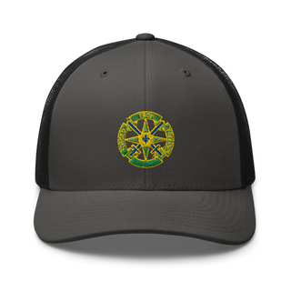 185th MP BN 3463461 Retro Trucker Hat | Yupoong 6606