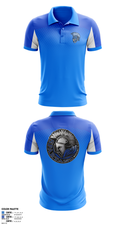 WMS SPRATANS 75093903 Short Sleeve Performance Polo - 1