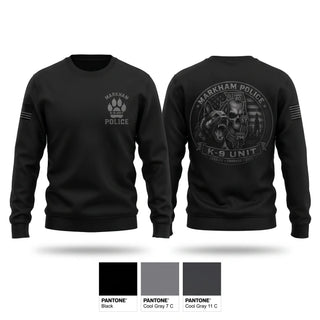 Crew Neck Sweatshirt, Markham Police K9 Unit, Police, Teamtime, Team time, sublimation, custom sports apparel, team uniforms, spirit wear, spiritwear, sports uniforms, custom shirts, team store, custom team store, fundraiser sports, apparel fundraiser