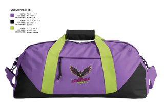 Duffle Bag, NOLA Black Hawks, Men's Basketball, Teamtime, Team time, sublimation, custom sports apparel, team uniforms, spirit wear, spiritwear, sports uniforms, custom shirts, team store, custom team store, fundraiser sports, apparel fundraiser