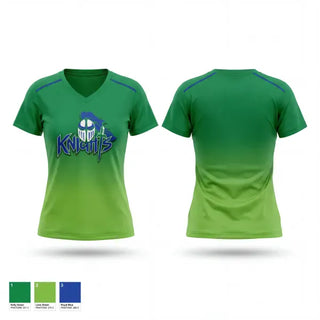 Womens Short Sleeve Vneck Shirt, Northeast Knights, , Teamtime, Team time, sublimation, custom sports apparel, team uniforms, spirit wear, spiritwear, sports uniforms, custom shirts, team store, custom team store, fundraiser sports, apparel fundraiser