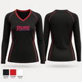 Pure Murphy 83559375 Women's Long Sleeve V-neck Shirt - 1