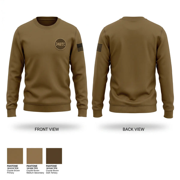 Crew Neck Sweatshirt, 348TC, Army, Teamtime, Team time, sublimation, custom sports apparel, team uniforms, spirit wear, spiritwear, sports uniforms, custom shirts, team store, custom team store, fundraiser sports, apparel fundraiser