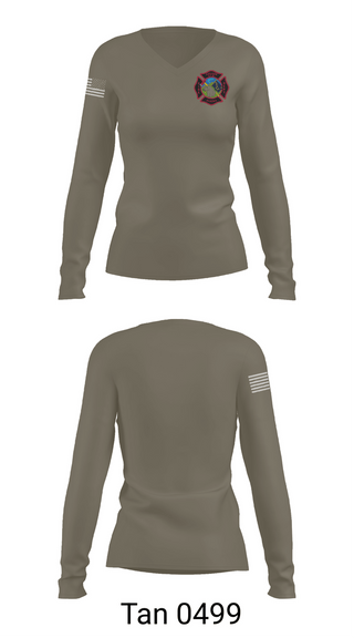 Womens Long Sleeve Vneck Shirt, Eielson AFB, Air Force, Teamtime, Team time, sublimation, custom sports apparel, team uniforms, spirit wear, spiritwear, sports uniforms, custom shirts, team store, custom team store, fundraiser sports, apparel fundraiser