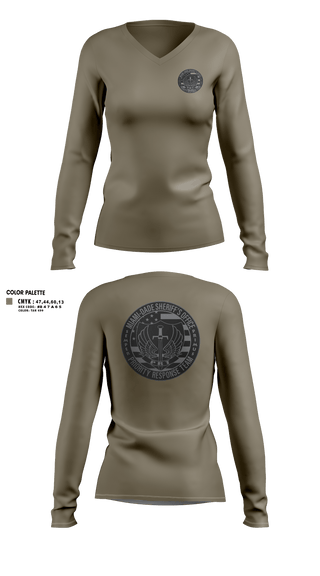 Womens Long Sleeve Vneck Shirt, Priority Response Team, Police, Teamtime, Team time, sublimation, custom sports apparel, team uniforms, spirit wear, spiritwear, sports uniforms, custom shirts, team store, custom team store, fundraiser sports, apparel fundraiser