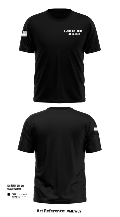 Alpha Battery - Assassin 59320847 Short Sleeve Performance Shirt - 1
