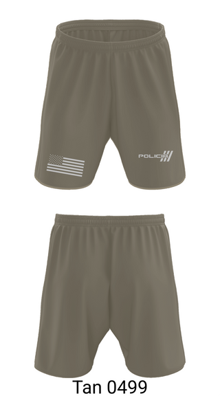 Athletic Shorts With Pockets, Inteligencia criminal, Police, Teamtime, Team time, sublimation, custom sports apparel, team uniforms, spirit wear, spiritwear, sports uniforms, custom shirts, team store, custom team store, fundraiser sports, apparel fundraiser