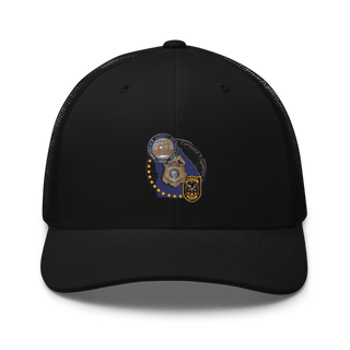 Police Department Academy 4041220 Retro Trucker Hat | Yupoong 6606