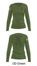 4th plt bad luck 18253345 Women's Long Sleeve V-neck Shirt - 57