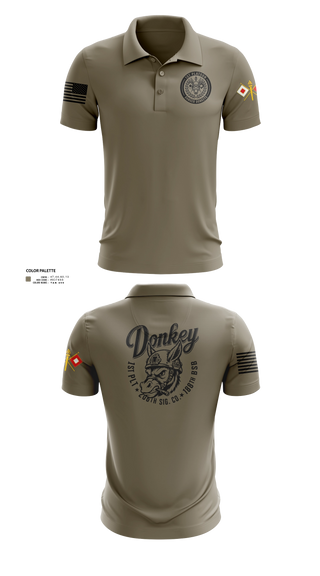 Short Sleeve Performance Polo, 206th Sig Co., Army, Teamtime, Team time, sublimation, custom sports apparel, team uniforms, spirit wear, spiritwear, sports uniforms, custom shirts, team store, custom team store, fundraiser sports, apparel fundraiser