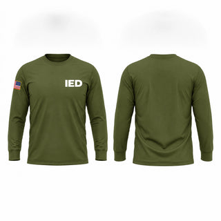 Long Sleeve Performance Shirt, IED, Army, Teamtime, Team time, sublimation, custom sports apparel, team uniforms, spirit wear, spiritwear, sports uniforms, custom shirts, team store, custom team store, fundraiser sports, apparel fundraiser