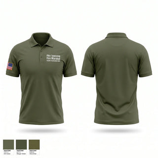 Short Sleeve Performance Polo, Pike Township Fire Marshal - Arson & Explosion Unit, Fire Department, Teamtime, Team time, sublimation, custom sports apparel, team uniforms, spirit wear, spiritwear, sports uniforms, custom shirts, team store, custom team store, fundraiser sports, apparel fundraiser