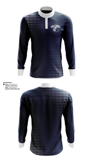 Quarter Zip Jacket, Frontier School of Excellence Basketball, Men's Basketball, Teamtime, Team time, sublimation, custom sports apparel, team uniforms, spirit wear, spiritwear, sports uniforms, custom shirts, team store, custom team store, fundraiser sports, apparel fundraiser