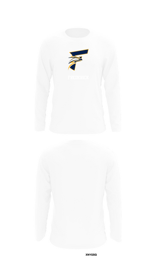 Long Sleeve Performance Shirt, Frederick, Men's Basketball, Teamtime, Team time, sublimation, custom sports apparel, team uniforms, spirit wear, spiritwear, sports uniforms, custom shirts, team store, custom team store, fundraiser sports, apparel fundraiser