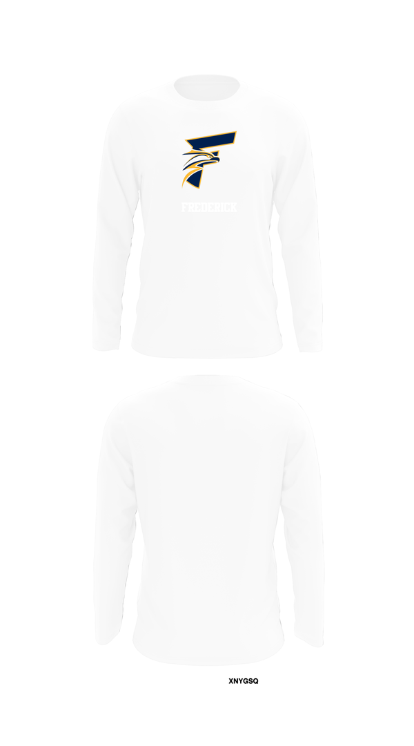 Long Sleeve Performance Shirt, Frederick, Men's Basketball, Teamtime, Team time, sublimation, custom sports apparel, team uniforms, spirit wear, spiritwear, sports uniforms, custom shirts, team store, custom team store, fundraiser sports, apparel fundraiser