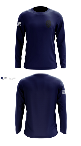 Long Sleeve Performance Shirt, Cadott Police Department, Police, Teamtime, Team time, sublimation, custom sports apparel, team uniforms, spirit wear, spiritwear, sports uniforms, custom shirts, team store, custom team store, fundraiser sports, apparel fundraiser