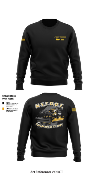 Crew Neck Sweatshirt, NY State DOT, , Teamtime, Team time, sublimation, custom sports apparel, team uniforms, spirit wear, spiritwear, sports uniforms, custom shirts, team store, custom team store, fundraiser sports, apparel fundraiser