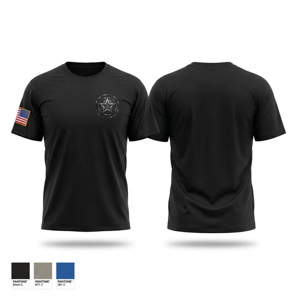 Old School Cotton Feel Shirt, Lonestar Security and Investigations, LLC, Police, Teamtime, Team time, sublimation, custom sports apparel, team uniforms, spirit wear, spiritwear, sports uniforms, custom shirts, team store, custom team store, fundraiser sports, apparel fundraiser