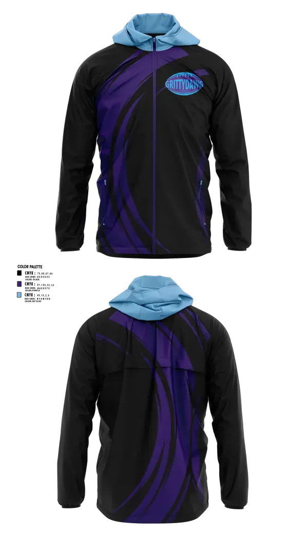 Windbreaker, GrittyDawg Athletics, , Teamtime, Team time, sublimation, custom sports apparel, team uniforms, spirit wear, spiritwear, sports uniforms, custom shirts, team store, custom team store, fundraiser sports, apparel fundraiser
